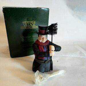 Dept. 56 Dicken's Village Hinged Trinket Box ~ Chimney Sweep 58434